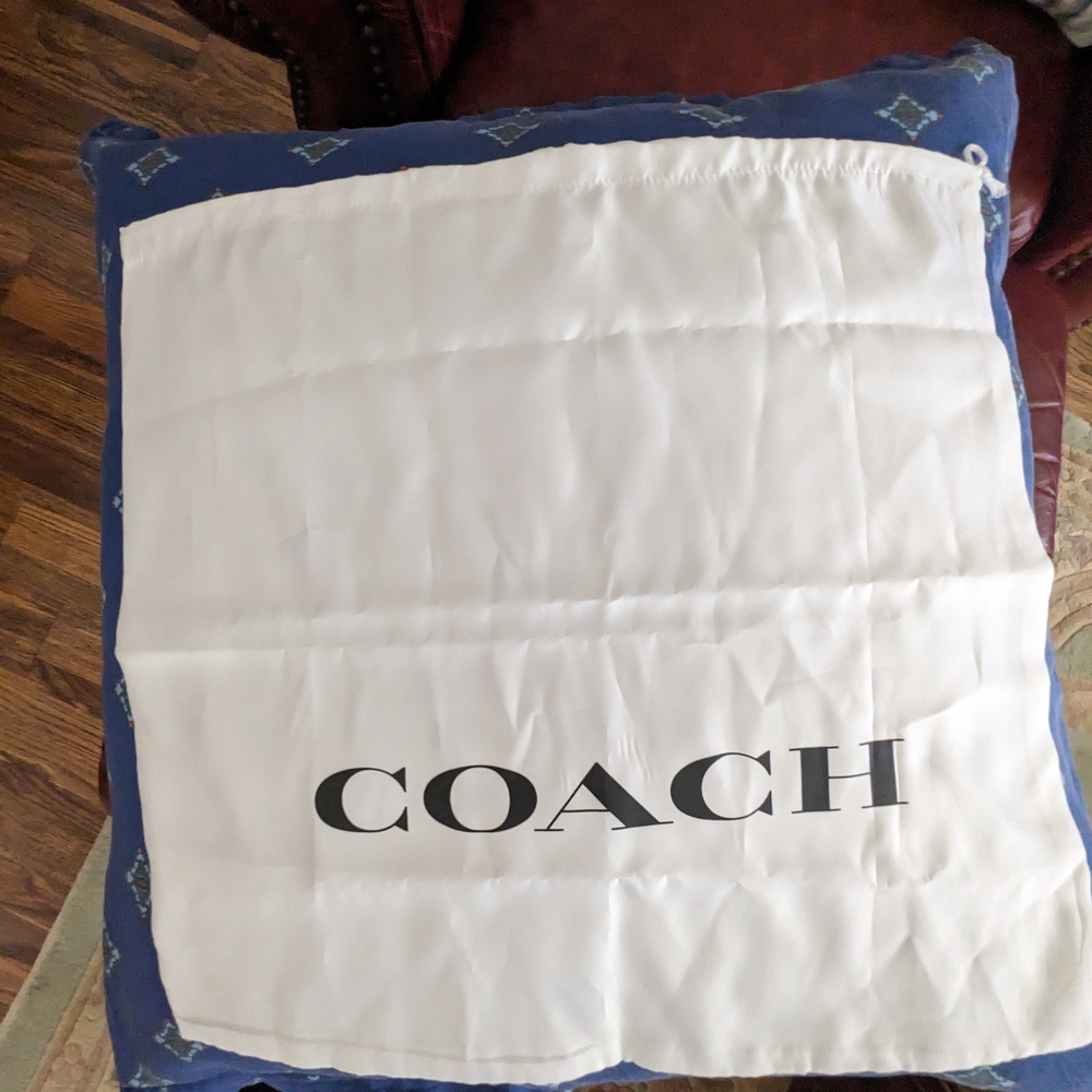 Coach White Dust Bag